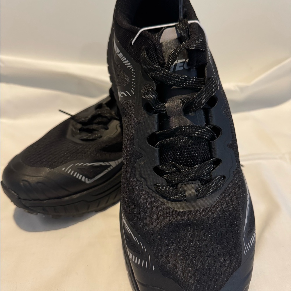COPY - Hi-Tec Black Athletic Shoes with Breathable Mesh and Cushioned Sole